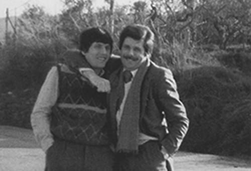 Angelo e Antonio Malandrino, foto storica anni Ottanta